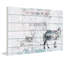 Farmhouse «Snow Ram», reproduction d'art sur bois blanc-902892290