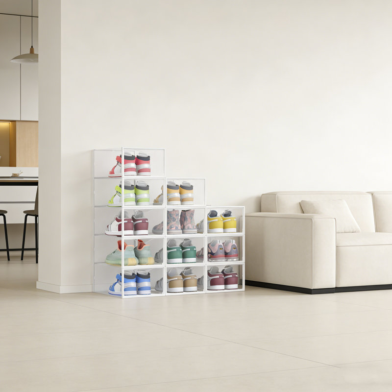 Stackable Shoe Storage Boxes