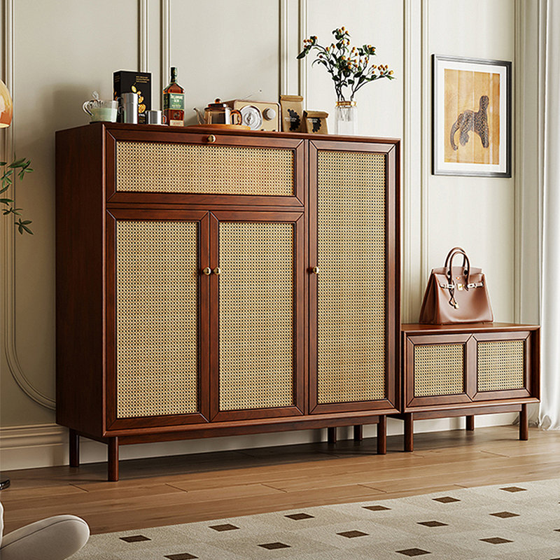 22 Pair Shoe Storage Cabinet, Brown