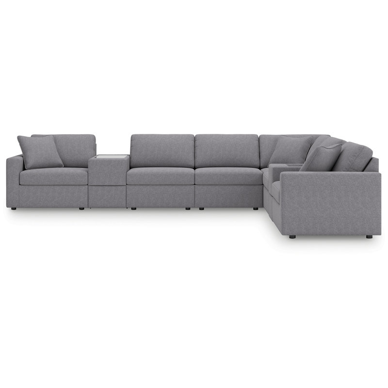 Braintree 8-Piece Sectional With Storage Consoles
