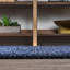 Tapis bleu marine en jute tissé à la main Pata-290189521