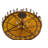 Rustic Lodge Mica Semi Flush Mount