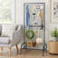 89.8cm W Steel Storage Rack with Wheels