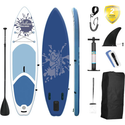 Inflatable Stand Up Paddle Board – Simple Deluxe Premium SUP For All Skill Levels, Pink Paddle Boards For Adults & Youth, Blow Up Stand-Up Paddleboards With Accessories & Backpack, Surf Control