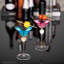 2 Piece Premium Clear Stem Crystal Martini Glasses With Rim And Diamond-like Rhinestones, Elegant 10oz Glassware Set For Cosmopolitan, Vodka, Gin And Other Cocktails, Fancy Manhattan Drinkware-108409612