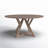 Persimmon Solid Wood Pedestal Dining Table-1810536076-1762488861