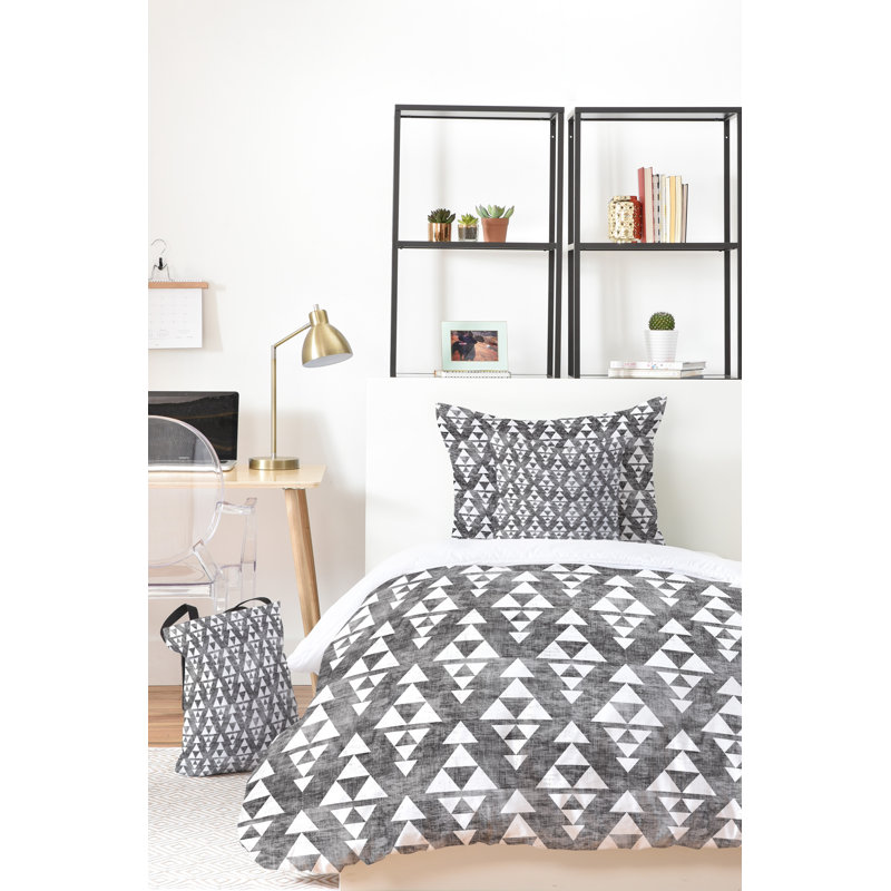 Ensemble de housse de couette Holli Zollinger, Housse de couette simple / simple TG et 1 taie dé