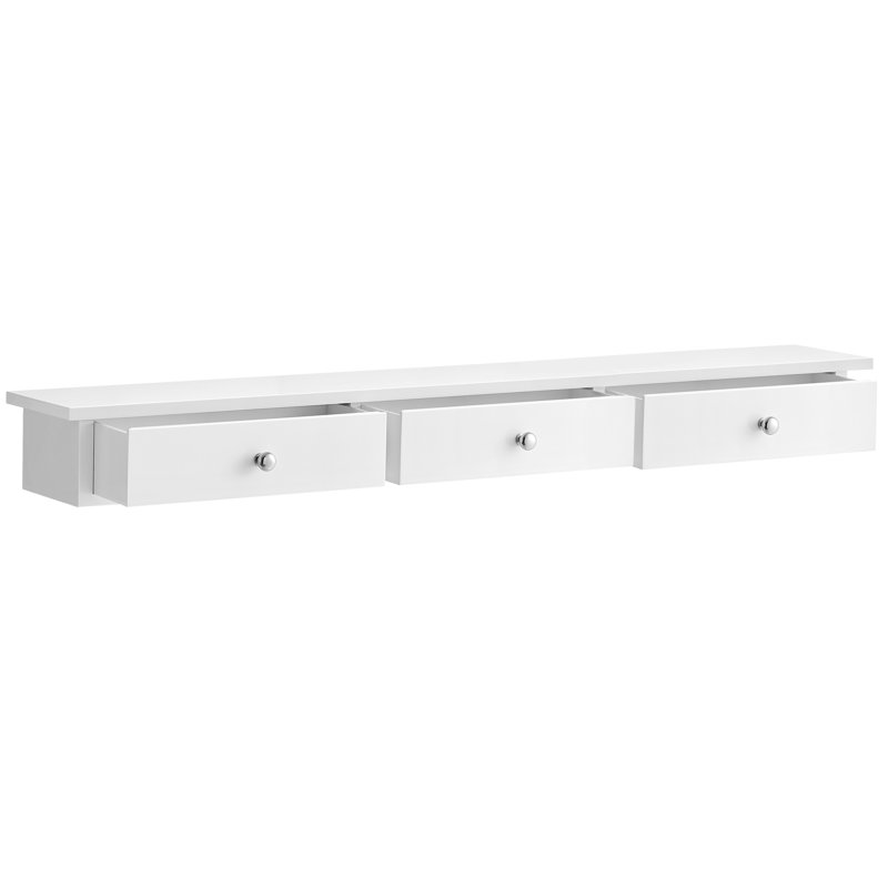 Ceance 15cm W Manufactured Wood Wall Mounted Shelving Unit