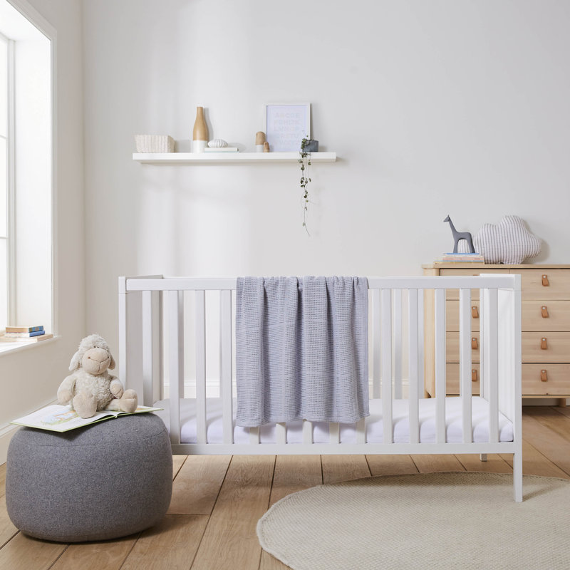 Martex Baby 4 - Piece Cot Bedding Set, Grey