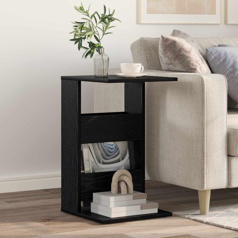 End Table, Black Oak