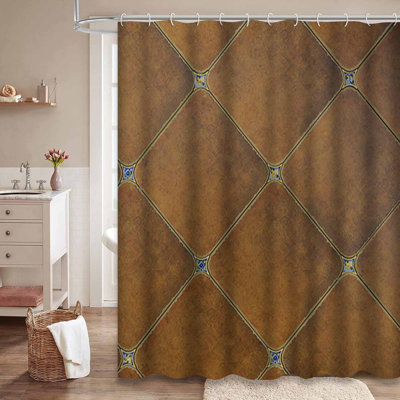 Carrelage rustique brun antique avec 12 crochets
