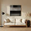 Minimalisme 78, art mural en métal brun-197118627