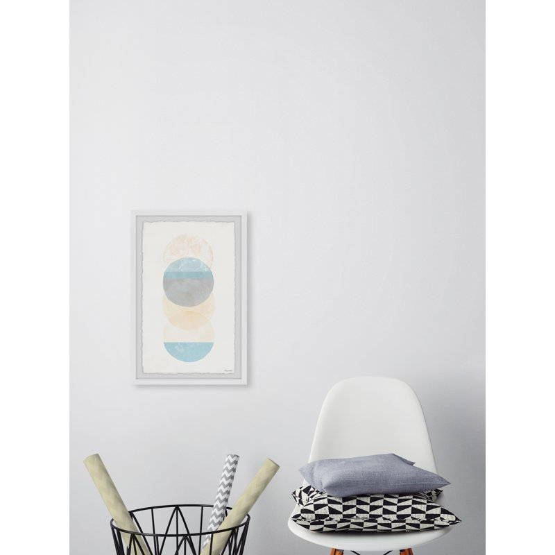 The Sky In Circles - Single Picture Frame Painting, 61 cm H x 41 cm W x 3.81 cm D