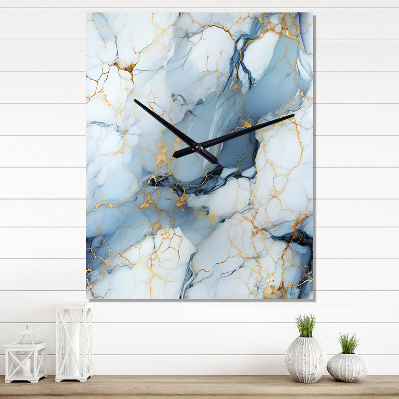 Horloge murale surdimensionnée Serene Elegance, Petit