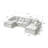Chenille Cloud Sofa, Freely Combinable-717653421
