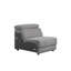 Fauteuil sans accoudoirs moderne en tissu Aarunya