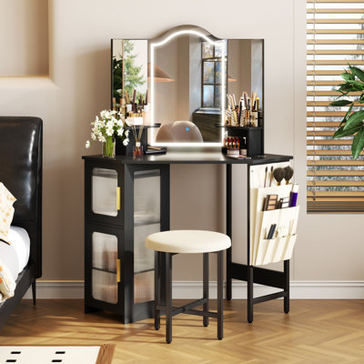Brackmann Dressing Table with Mirror