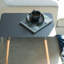 Yamazaki Home Modern Rectangular Side Table For Living Room Or Small Bedside Steel + Wood End Table-1333285660
