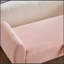 Banc rembourré en velours côtelé avec rangement rabattable-436705482
