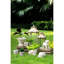 Jardinière décorative texturée sable et ciment de 8,3 po x 7 po x 4,7 po pour plantes d'intérieur bohémiennes