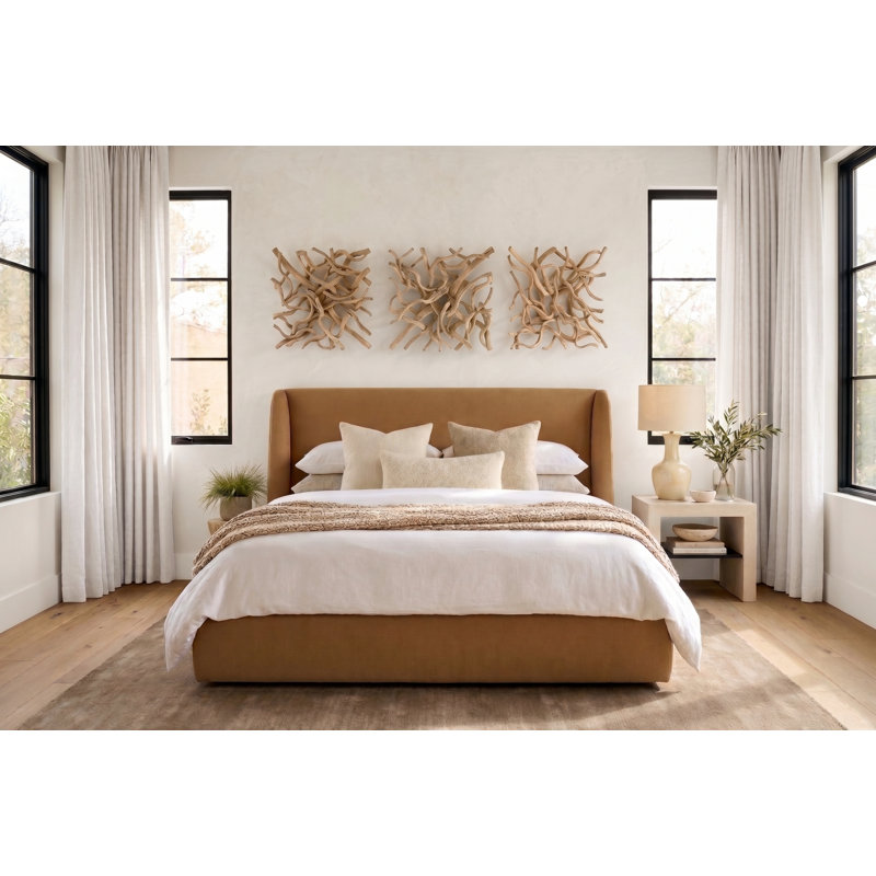 Vine Wall Tile, LG, Bleached