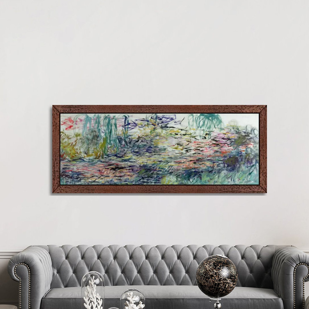 Waterlilies, 1917-19 by Claude Monet - Panoramic Painting on Canvas