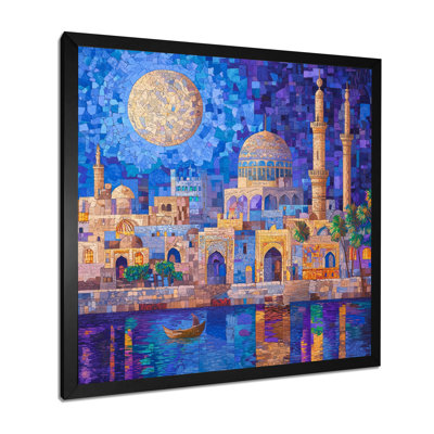 Baghdad Nights During Ramadan II - Islam Landscape Canvas Print