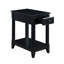 Table d'appoint ACME Bertie, finition noire-118803029-48191509