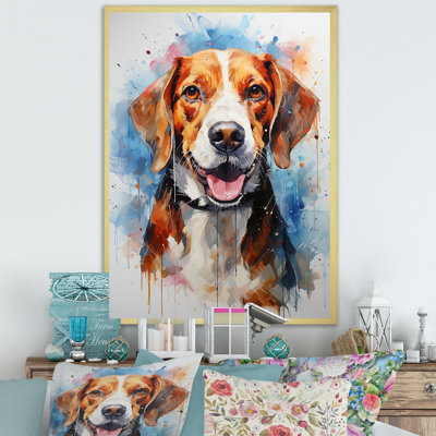 «Beagle Dog», reproduction d'art sur toile, animal mignon - Beagle Bliss III