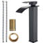 Clynt Modern Bathroom Sink Faucet Waterfall Tall Single Lever Handle Single Hole Mono Basin Mixer-1633459455