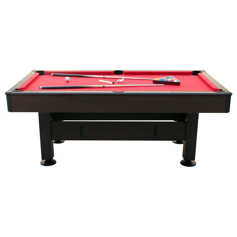 Cougar 204cm L Pool Table with Leg Levelers