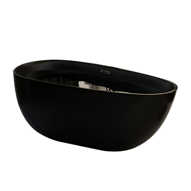 62.99 x 31.5 Bathtub, Black