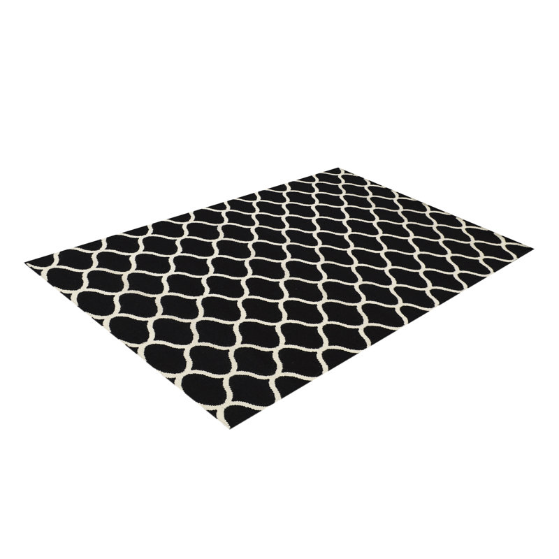 Alize Geometric Wool Hand Woven Area Rug, Rectangle 155 x 240cm