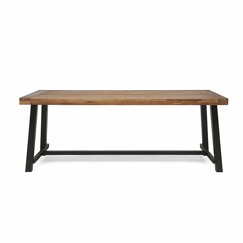 Table de salle à manger d'extérieur, Nautral / noir