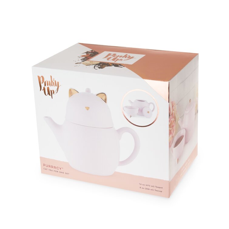 Purrrcy™ Cat Tea for One Set by Pinky Up® - As Pictured - Bed Bath & Beyond  - 22881784