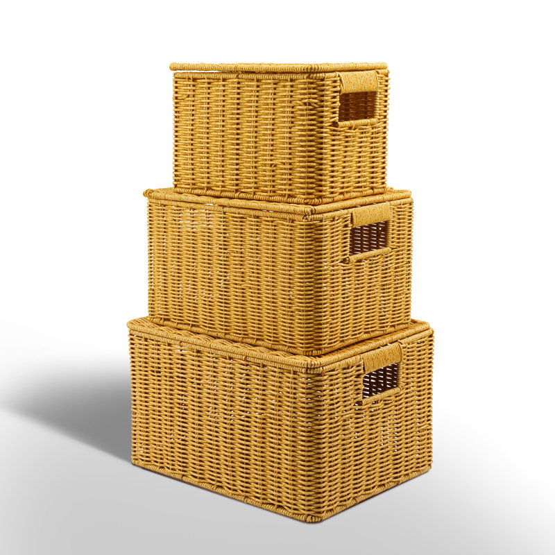 Bayou Breeze Plastic Decorative Basket