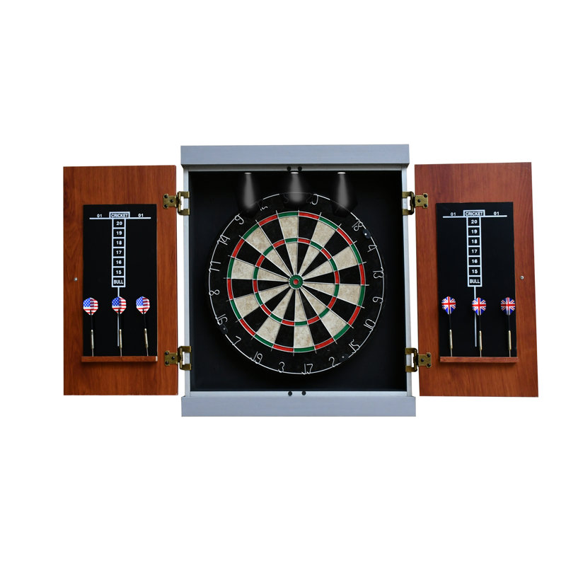 Ensemble de jeu de fléchettes et armoire Geneva