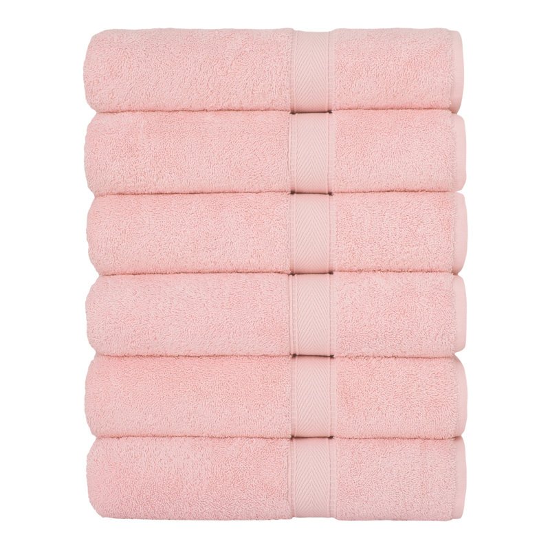 Sinemis Super Plush Bath Towel, Pink