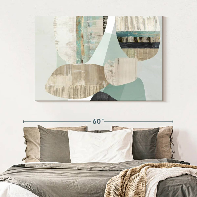 Avery Mixed Celadon, 34" H x 51" W
