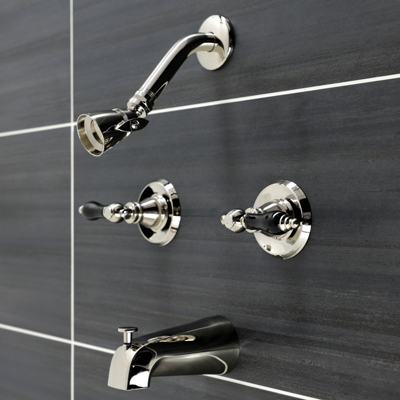 Robinet de baignoire et douche Duchess, Nickel poli