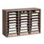 Organisateur de livres en bois avec 27 tablettes amovibles-111037841