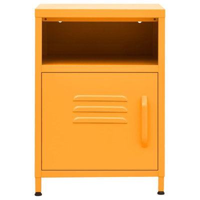 Bren 35cm W Steel Bedside Table