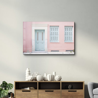 Élégante peinture murale en verre trempé de 13,8 po x 21,7 po | 100% verre trempé, épaisseur: 0,16 pouce | Imprimé UV pour des couleurs éclatantes | Parfait pour la décoration intérieure, le salon et les espaces de bureau