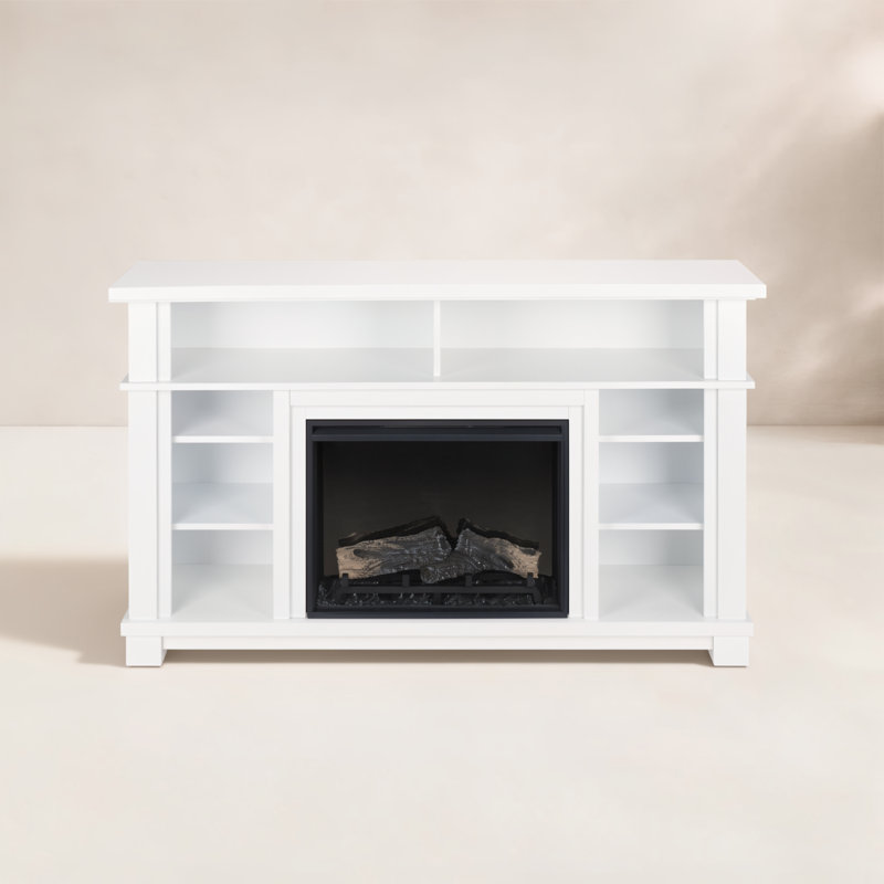 Timmons 6 Shelf Electric Fireplace