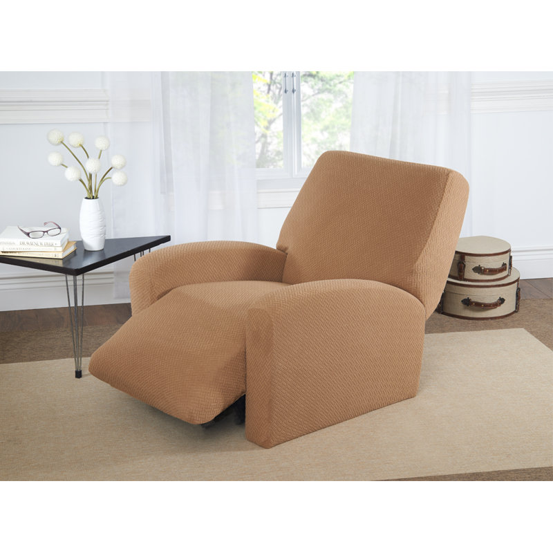 Housse pour fauteuil inclinable à coussins carrés, Sable
