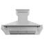 Hotte de cuisine murale en acier inoxydable satiné 48 po ZLINE Autograph Edition-419002971