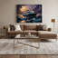 Art nautique gris sur toile-419886405