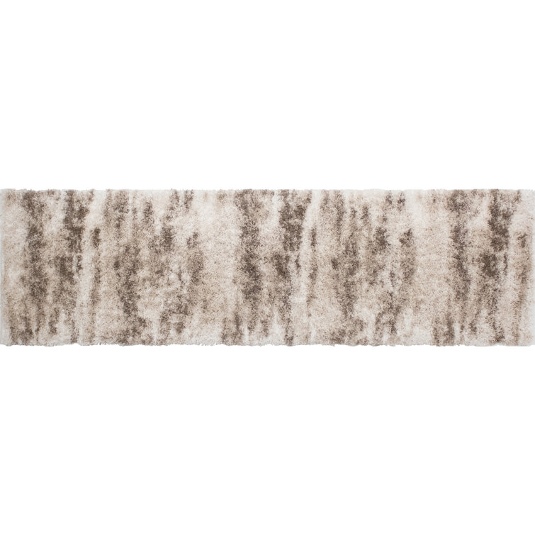 Alban Indoor Shag Beige Area Rug