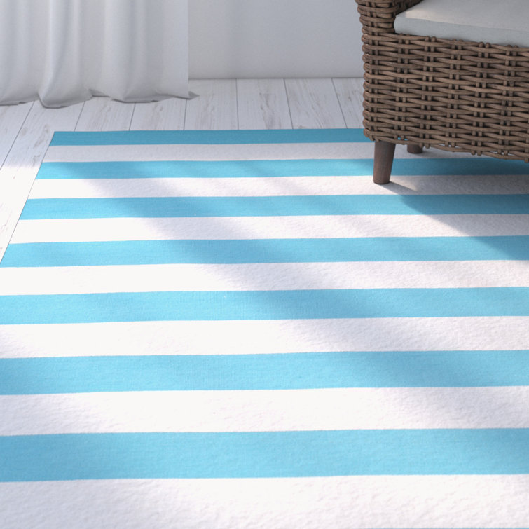 Dunkelberger Striped Cotton Hand Woven Area Rug