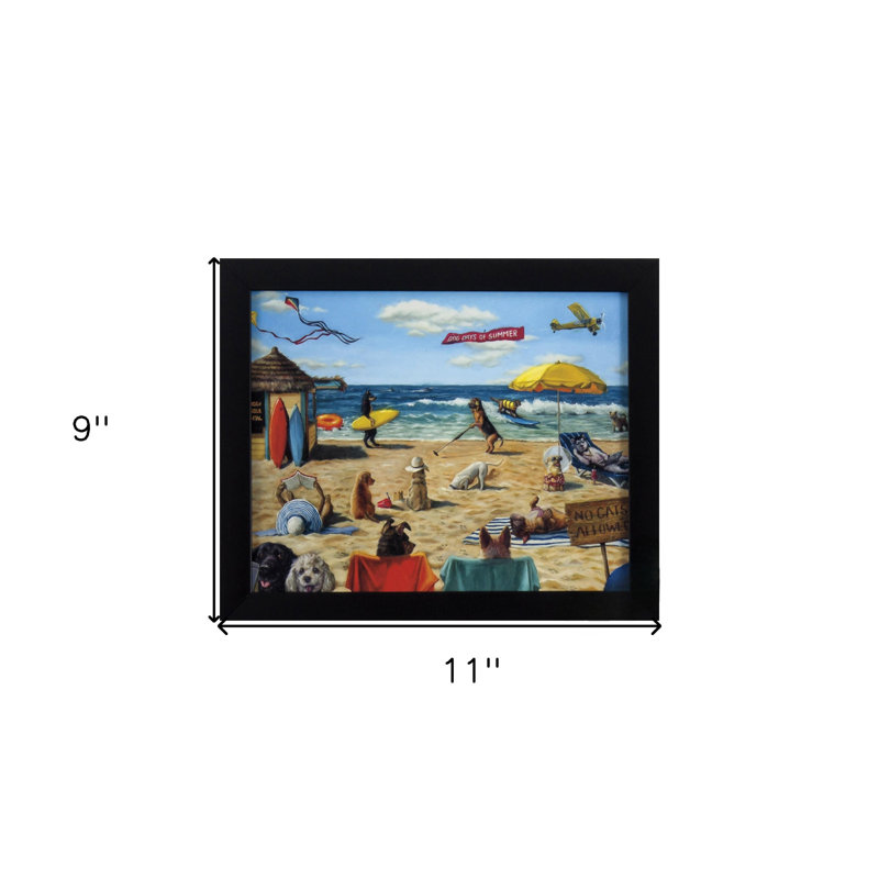 Art mural 9 "X 11" Dog Days of Summer